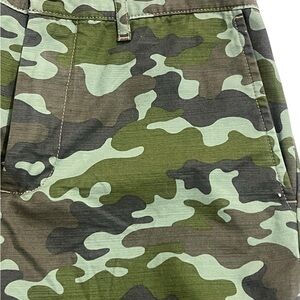 Jcrew Crewcuts Green Camouflage Cargo Shorts size 16